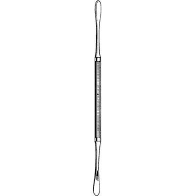 Hajek-Ballenger Septum Elevator, Double-Ended, Straight, Semi-Sharp & Blunt Blades, 7 1/4" (18.4 Cm)